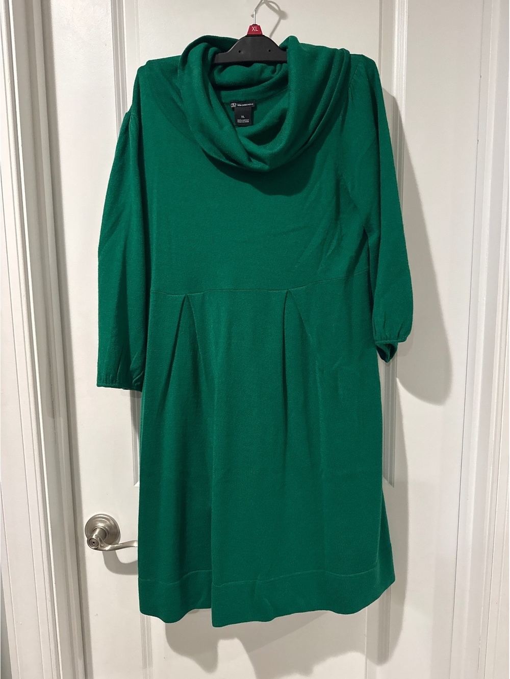 New Directions Green Sweater Dress XL